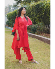 Red Kaftan set