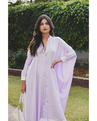 Purple full length Kaftan set